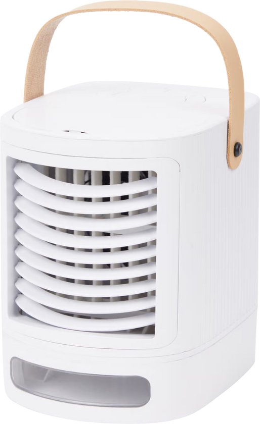 Draagbare luchtkoeler, 4-in-1, oplaadbaar, mini-airconditioner