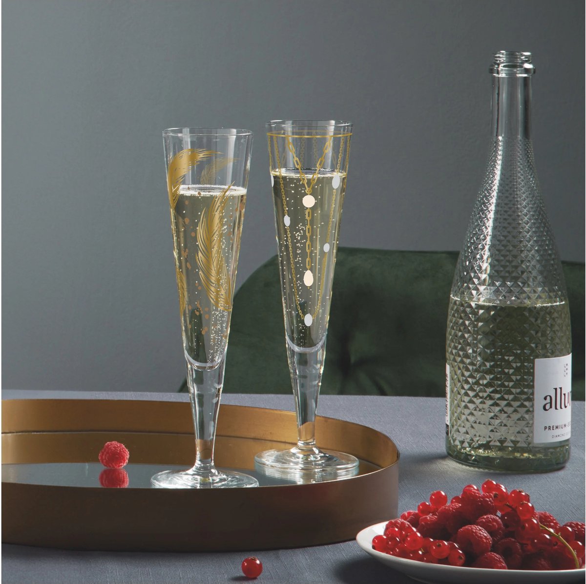 Ritzenhoff Goldnacht Champus Champagneglas 1039