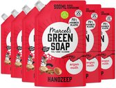 Recharge de savon pour les mains Marcel's Green Soap Argan & Oudh - 6 x 500 ml