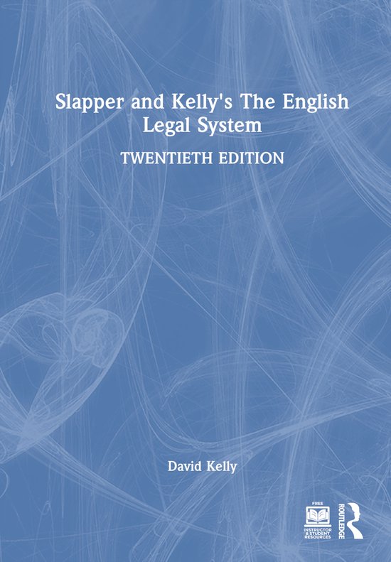 Slapper and Kelly's The English Legal System - cover