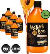 Nature Box Abrikoos Vegan Conditioner 385ml - 6 stuks - Voordeelverpakking