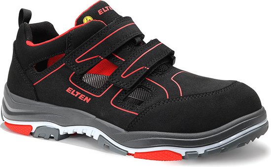 ELTEN Sicherheitsschnürstiefel MAVERICK black-red Mid ESD S3S | Stiefel | Herren | ELTEN STORE ELTEN Sicherheitsschnürstiefel MAVERICK black-red Mid ESD S3S | Stiefel | Herren | ELTEN STORE
