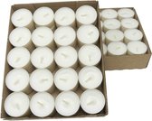 Composteerbare Theelichten van Plantaardige Wax - Pack van 80 Kaarsen Ongeparfumeerd beeswax candles