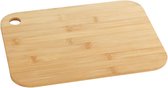 Snijplank van bamboe M - keukenplank, snijplank met greepgat, messenvriendelijk, bamboe, 28 x 0,8 x 20 cm, bruin