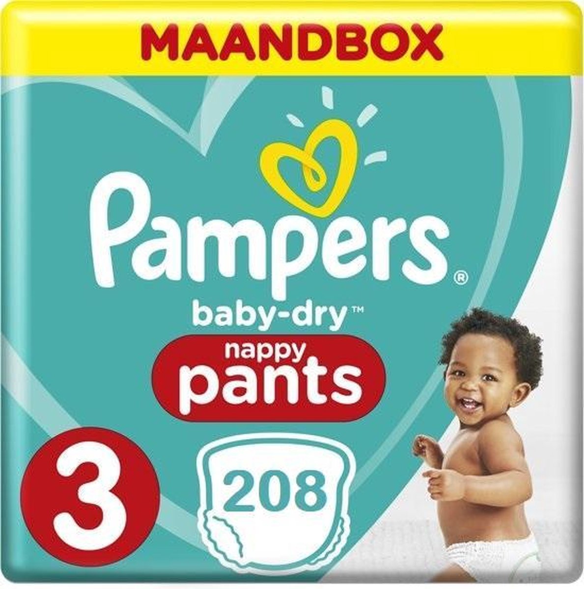 Goedkoopste Pampers Baby Dry Pants Luierbroekjes - Maat 3 (6 tot 11kg) - 208 stuks