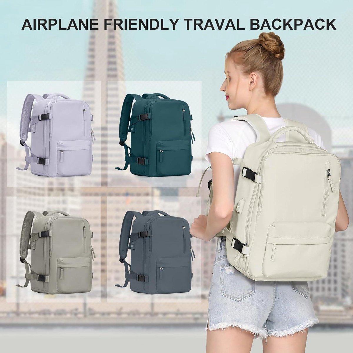 Handbagage Ryanair 40x20x25 - Met Smart Sleeve Voor Op Een Koffer Steel Grey