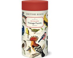Vintage Puzzel British Birds - 1000 stukjes - Cavallini & Co - Legpuzzel Vogels