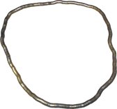 snake ketting/armband goudkleurig