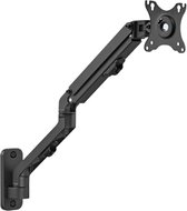 Gembird Verstelbare Wandmontage Monitor arm - Draai- en Kantelbaar - 1 Scherm - 17 - 27 Inch - Tot 7 kg - Muurbeugel