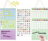 Smarfer - Magnetische pictogrammen - Beloningssysteem - voor weekplanner planbord voor kinderen - gekleurde pictogrammen - dagritme – routine - autisme planner - magneetjes