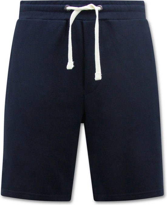 Korte Broek Heren -Sweat Short Heren - Donker Blauw