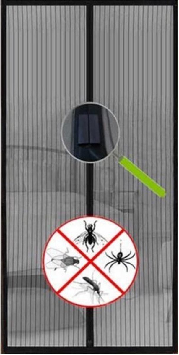 Finnacle - Bescherm uw huis tegen insecten met Finnacle's - Vliegengordijn - Magnetisch - 