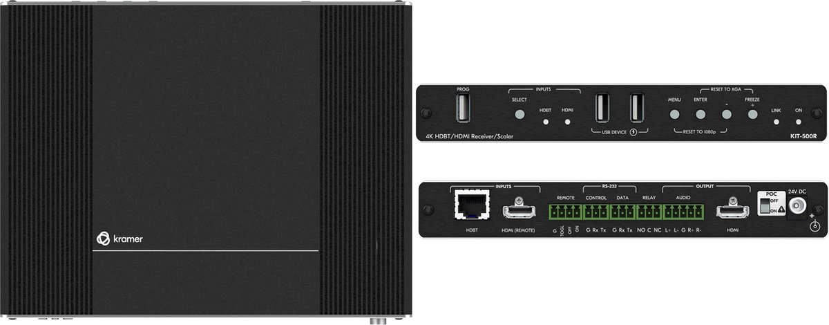 KIT-500 5x2 4K60 USB–C/HDMI Extender/Scaler Matrix Kit