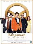 Poster van Kingsman: The Golden Circle met de hoofdrolspelers.