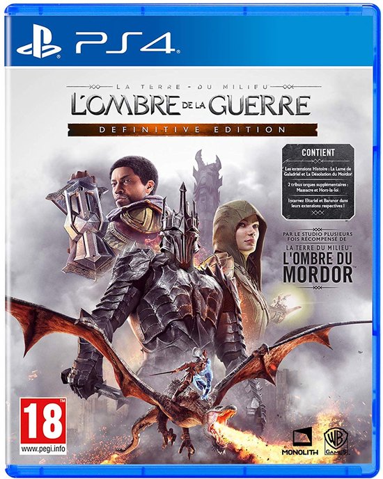 Le jeu La Terre du Milieu: L'Ombre de la Guerre en Trailer FR