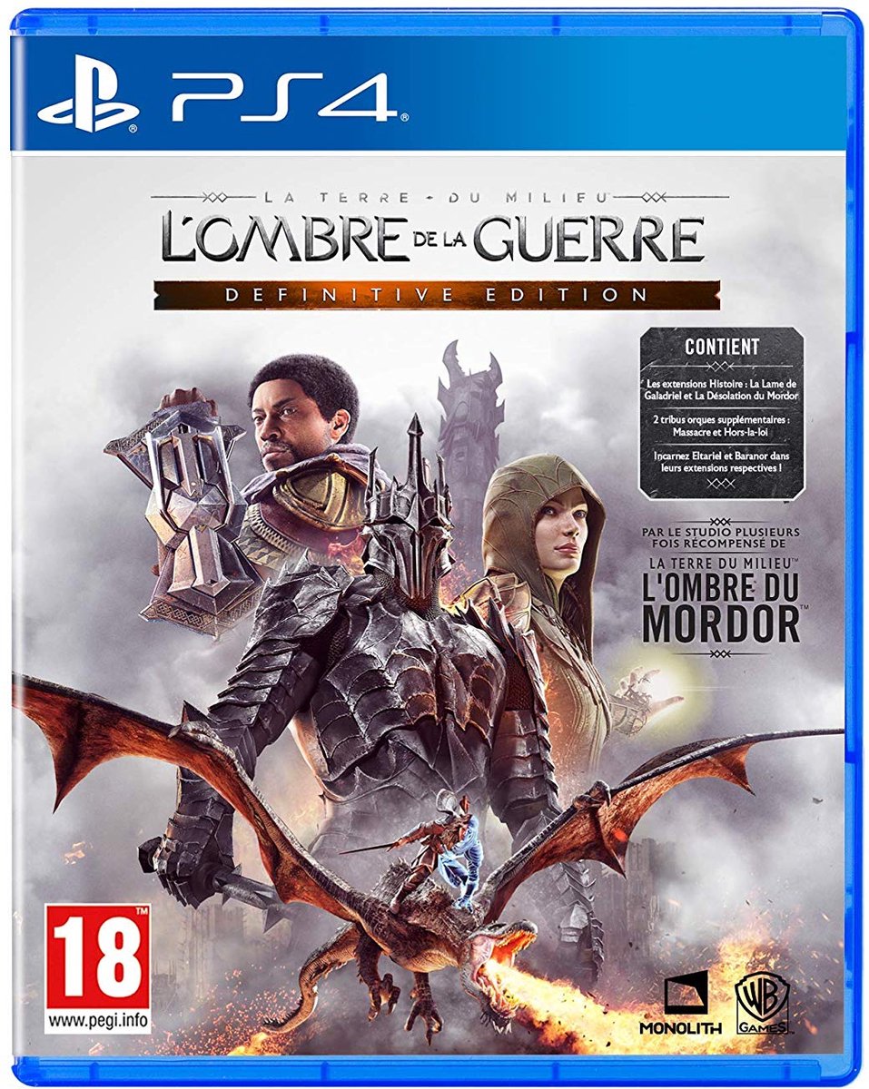 Middle-Earth: Shadow of War - Definitive Edition - PS4