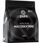 PURE Maltodextrine - 2000gr - koolhydraten - gluten vrij - vetarm - 100% natuurproduct