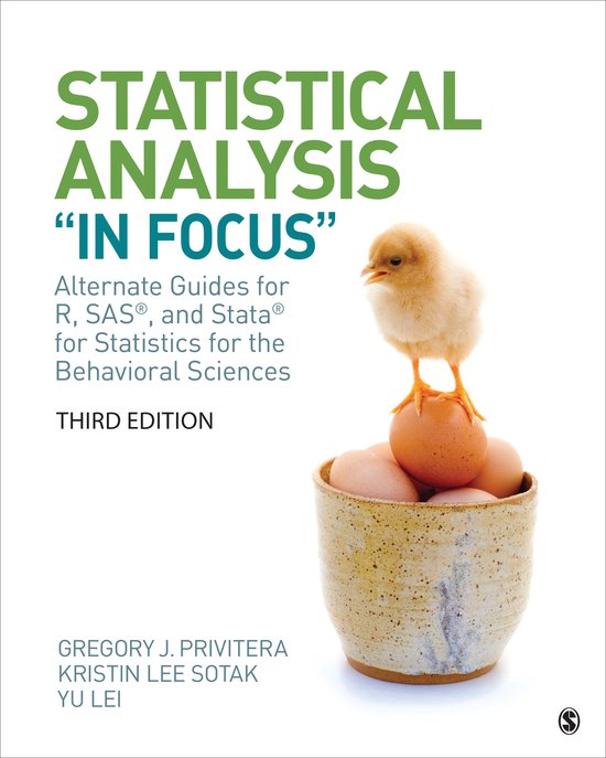Statistical Analysis In Focus: Alternate Guides for R, SAS,  ... - cover