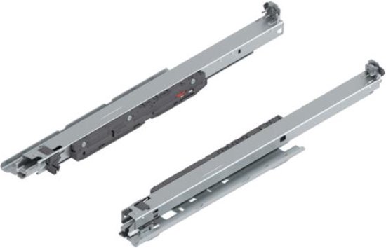 Zllzpzd Uitschuifrails voor vloermontage, ladegeleiding, ondervloergeleiding, volledig uittrekbaar, 300 mm, 1 paar telescopische rails, zware belasting, 40 kg, laadcapaciteit, rails voor laden