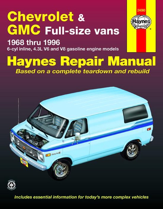 Chevrolet & GMC Full-Size Vans 1968 Thru 1996 - cover