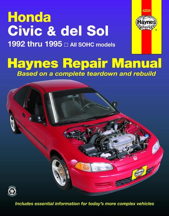 Honda Civic and del Sol, 1992-1995 - cover