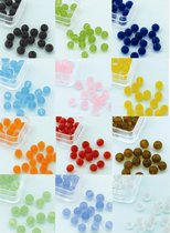 Mega Glass Beads Set - 6mm - 10 verschillende kleuren - 250 Stuks