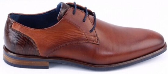 Chaussure homme soignée | Berkelmans | modèle Arcos Cognac Veau | Couleur : marron | tailles 39 à 45