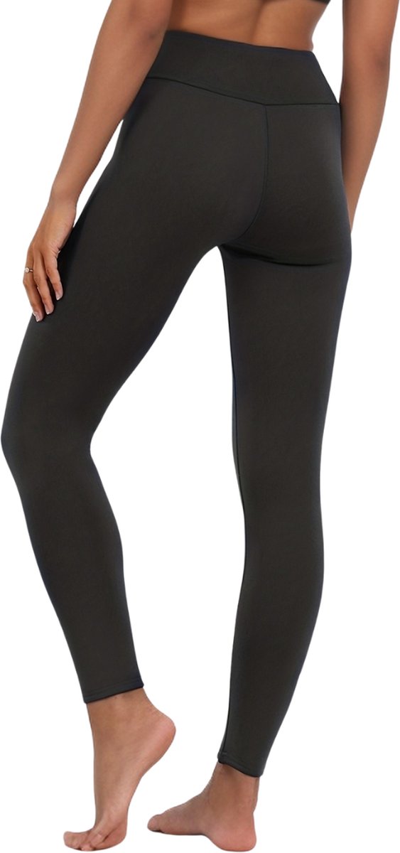 Goedkoopste Livano Winter Panty - Gevoerde Panty - Fleece panty - Legging Thermo Panty - Warme Panty - Elastisch - Hoge Taille - Maat XL - Bordeaux Rood