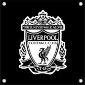 Liverpool Tuinposter - Logo - UEFA - Champions League - Voetbal - Tuinposter - Poster - Tuindecoratie - 100x100cm - Voorzien Van Ophangogen