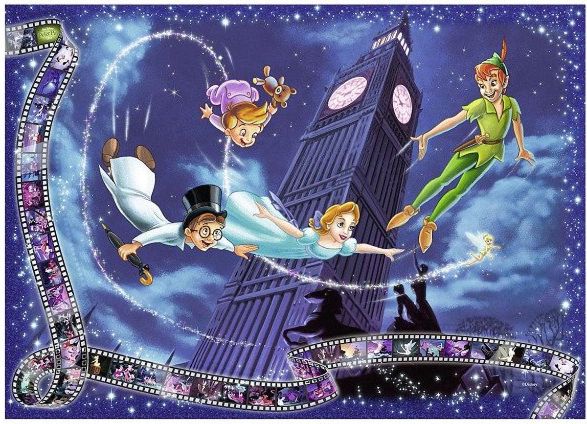 Ravensburger puzzel Disney Peter Pan - Legpuzzel - 1000 stukjes — afbeelding 5