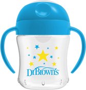 Dr. Brown's Tuitbeker - 6+ maanden - Zachte tuit - Blauw - 180ml