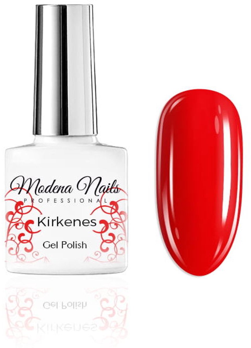 Modena Nails Gellak Autumn/Winter - Kirkenes 7,3ml. - Rood - Glanzend - Gel nagellak - Gel nagellak