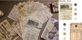 Journaling Papier Set - Vintage Account Books - Vintage Papers - Vintage Papier - Set 30 stuks voor o.a. bulletjournal, scrapbooking en kaarten maken