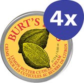 Burt's Bees Citroen Boter Nagelriem Creme (4x 17gr)