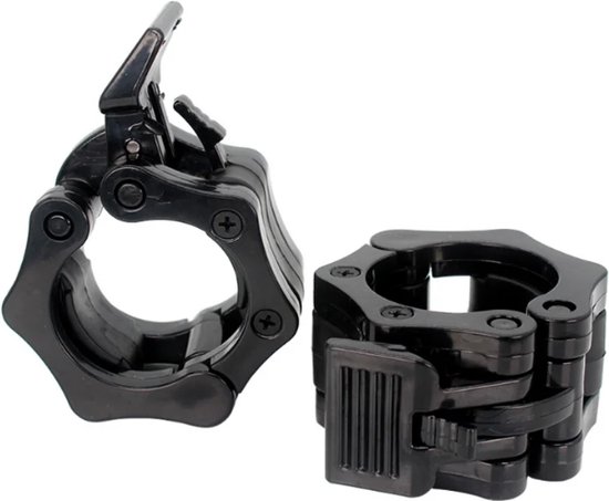 Foto: Halterstangsluiters atilim fightersgear lock jaw collar alleen geschikt voor 25 mm stangen 2 stuks zwart barbell