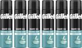 Gillette - Shaving Gel For Sensitive Skin - Voordeelverpakking 6 stuks