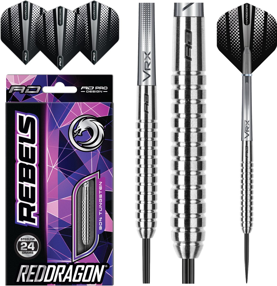 Red Dragon Rebel V2 90% - Dartpijlen