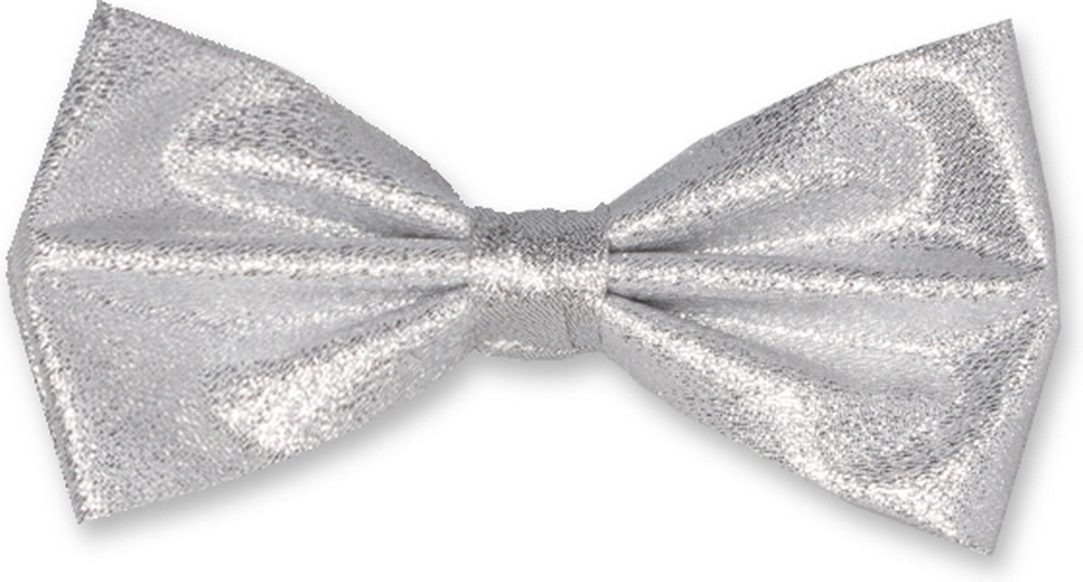 E.L. Cravatte Strik - Zilver glitter
