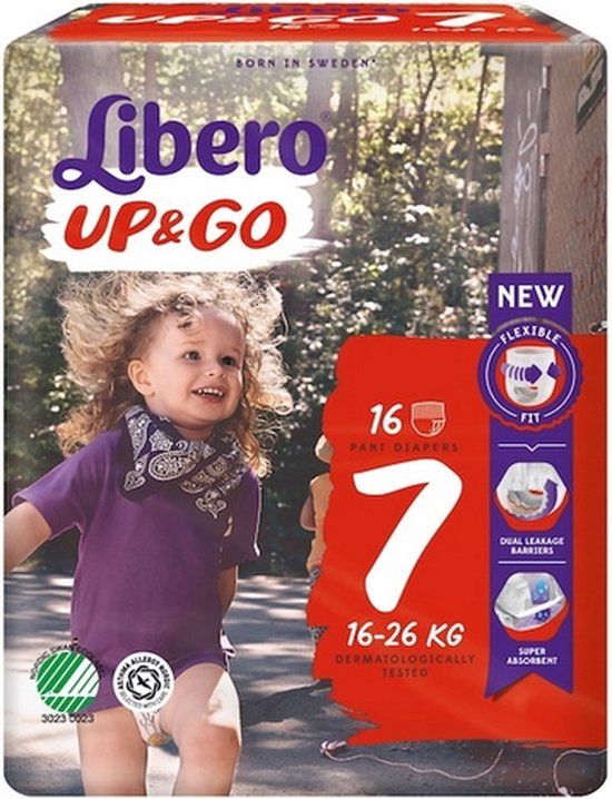 Libero Up&go 7 - 8 pakken van 16 stuks