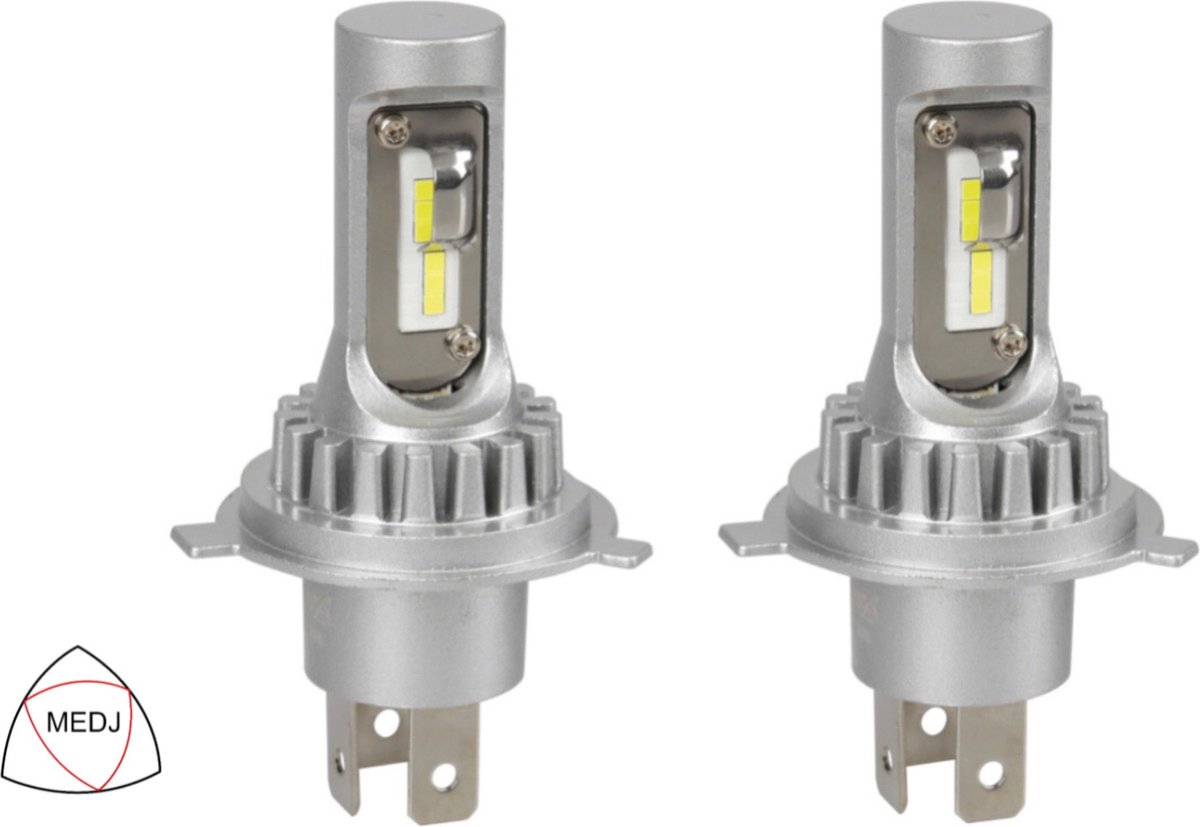 Medj™ H4 LED lamp/6500k /Auto/Canbus / 12V /2Stuks