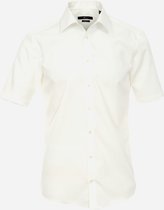Chemise VENTI modern fit - manches courtes - popeline - beige - Sans repassage - Taille col : 39