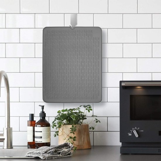 Tappetino scolapiatti, 40×30c sottobicchieri in silicone per cucina