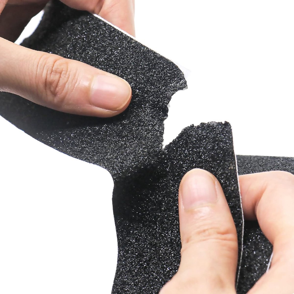 Ruban Antidérapant - 2 Rouleaux 5cm X 10m - Noir - Pour Escaliers/sol - Adhésif Fort - BOMEI