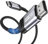 Nexibo USB C naar HDMI Kabel - 4K Ultra HD - Space Grey - 2M