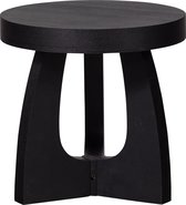 WOOOD Tala Bijzettafel - MDF Fineer - Zwart - 45x45x45