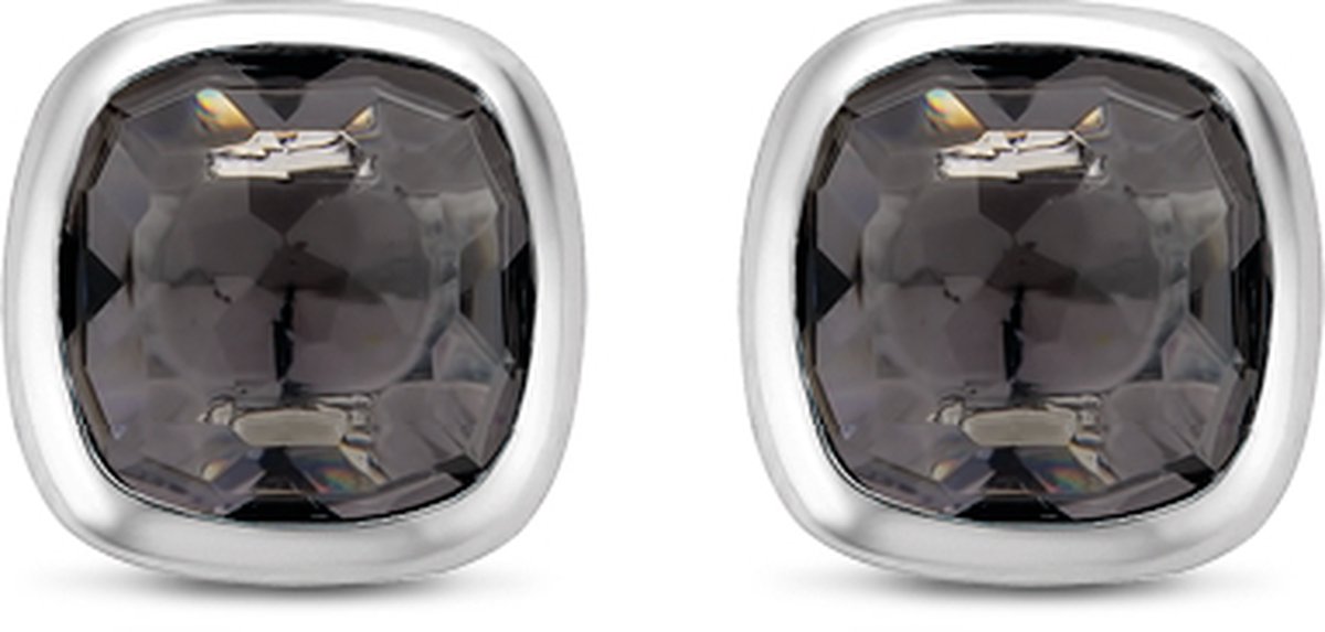TI SENTO Dames Oorbellen - 925 zilver - Grijsblauw - 7808GB