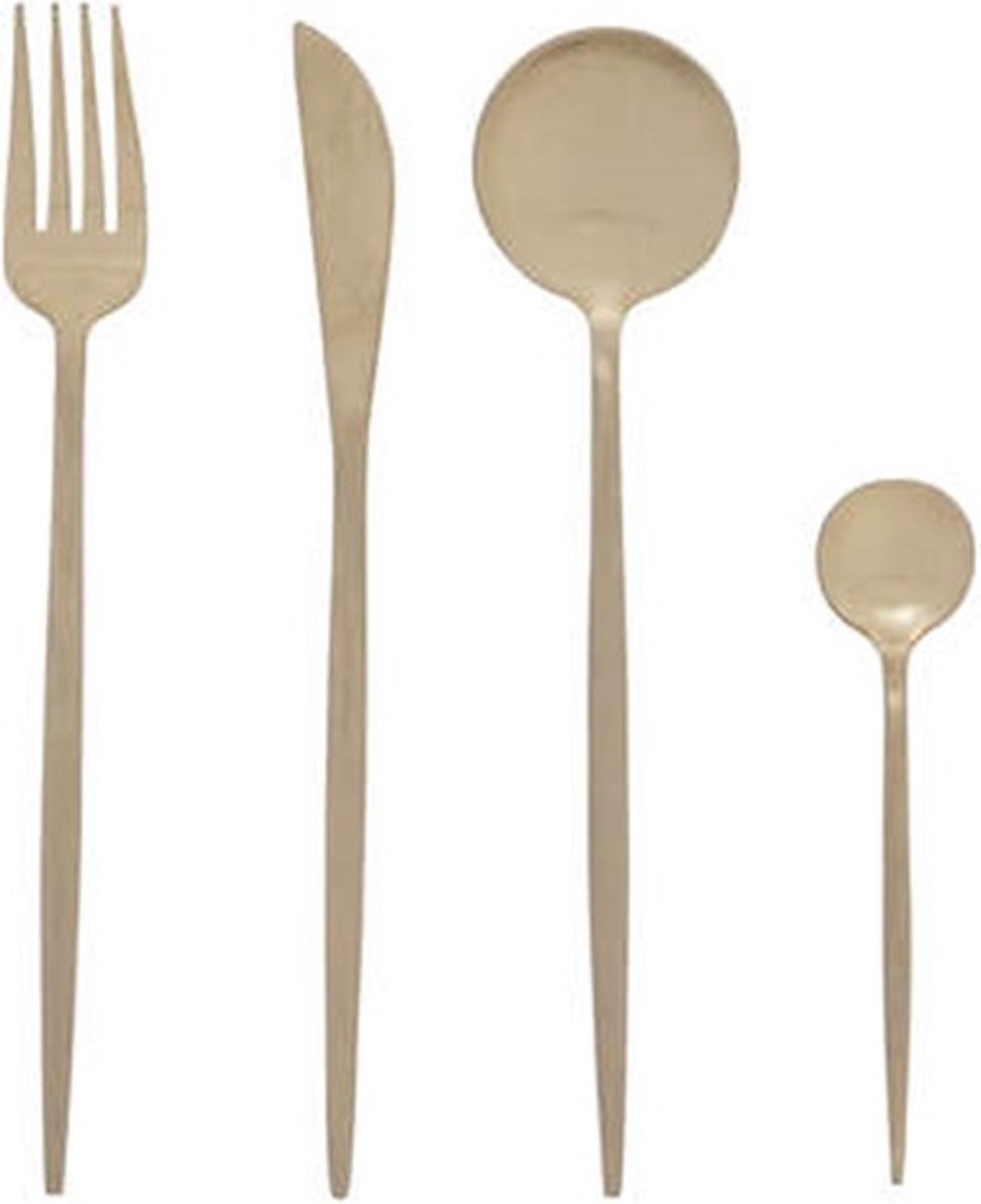 Secret de Gourmet Bestekset Ida - 24 Stuks, Goud