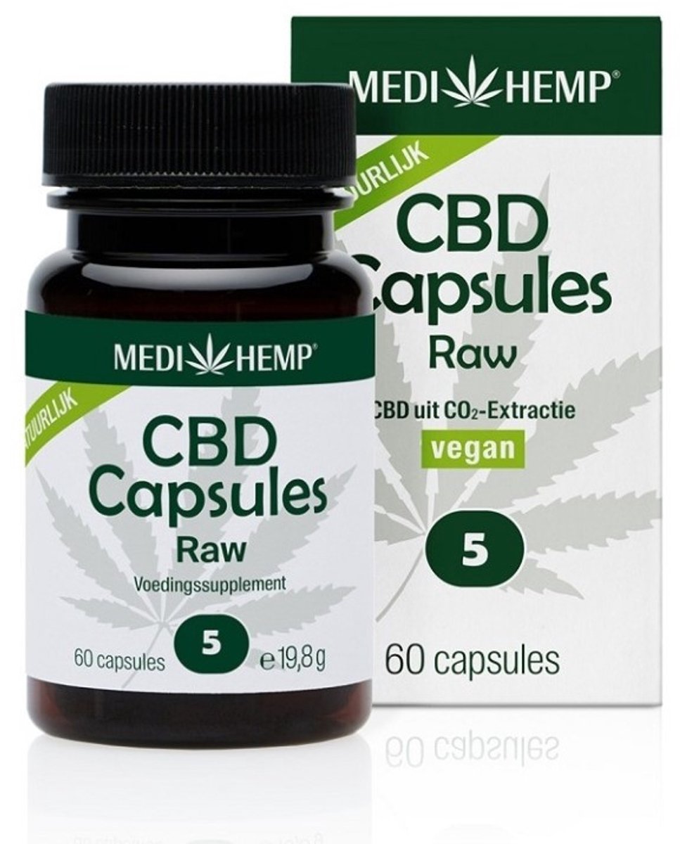 CBD Olie Capsules (5%) Bio 60 capsules – Medihemp