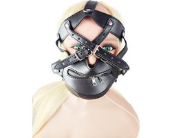 BNDGx® - Extreme BDSM sex Masker - Nep Leer - Met Gag blinddoek - SM Erotisch