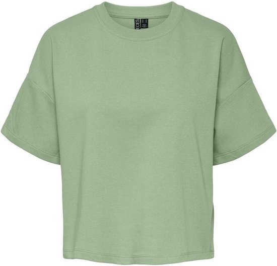 Pieces T-shirt Pcchilli Summer 2/4 Loose Sweat Noo 17118870 Quiet Green Dames Maat - S